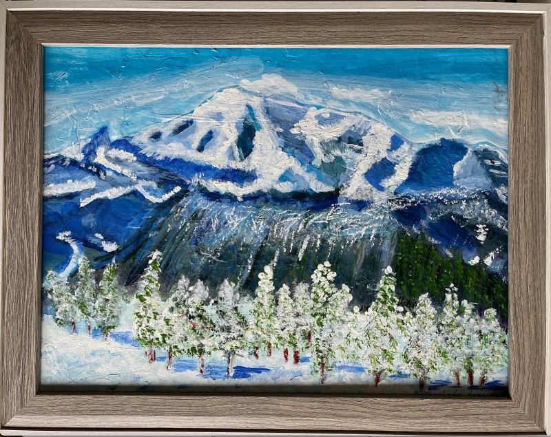 Daylight Denali by artist Rosalinda Peña